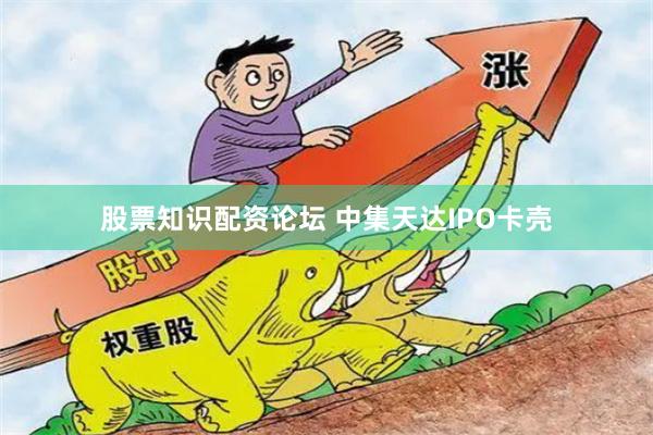 股票知识配资论坛 中集天达IPO卡壳