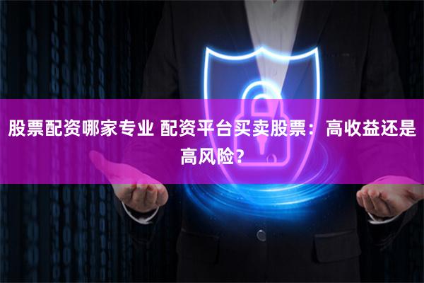 股票配资哪家专业 配资平台买卖股票：高收益还是高风险？